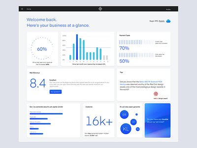 Fintech Dashboard - Light Mode