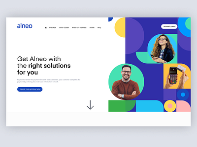 Alneo - UI designs of Digital POS