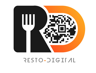 Brand Resto-Digital app branding colors palette design icon logo typography vector