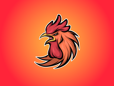 Rooster Mascot Logo