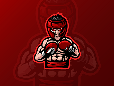 Boxing Guy Illustration