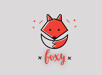 foxy animation branding design illustration logo simple logo