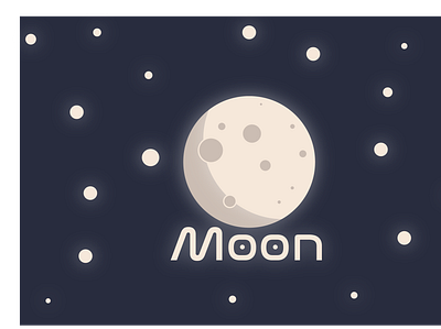 moon animation branding design illustration