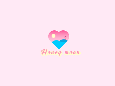 Honey Moon logo love
