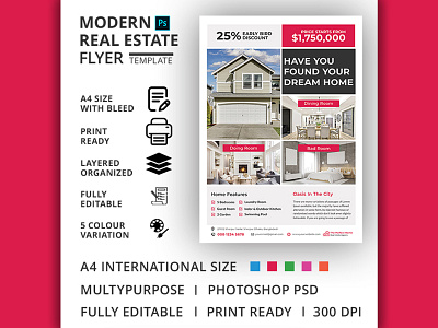 Real Estate Flyer Template brand identity business flyer business flyer design company flyer corporate flyer flyer flyer design flyer template graphic design graphicdesign markting flyer print ready flyer print template real estate real estate agency real estate agent real estate branding real estate flyer realestate realtor