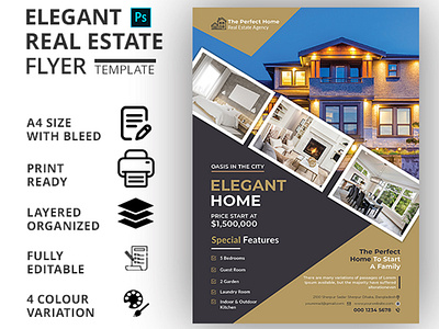 ELEGANT HOME FLYER TEMPLATE