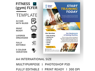 Fitness (Gym) Flyer Template