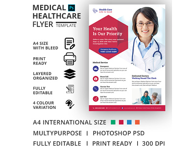 Medical Healthcare Flyer Template