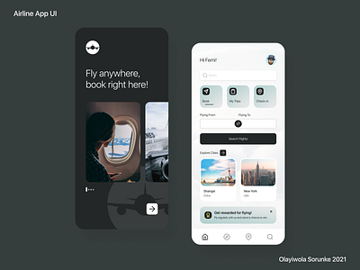 Airline Mobile App Design