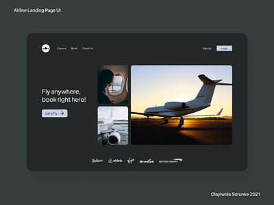 Airline Landing Page Design