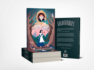 Snow White book cover illustration