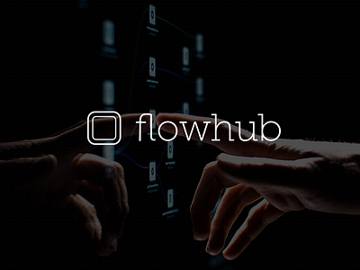 flowhub: teaser brand dark flowhub logo motion node noflo programming software touch ui