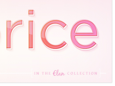 ..rice color feminine header pink promo soft type typography