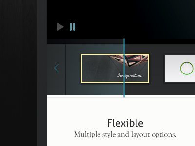 Slideshow Thumbnails arrows clean design detail slideshow theme thumbnail ui web website