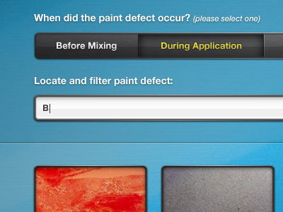Filter UI blue clean design detail filter form grey interface red thumbnail tool ui web website