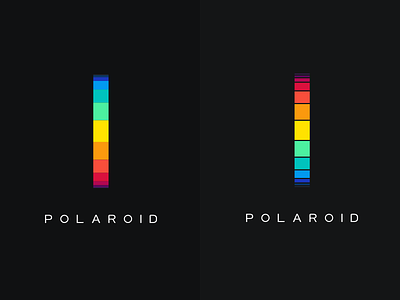 Polaroid Logo Variations brand colorful colors logo mark movement polaroid wheel zoetrope