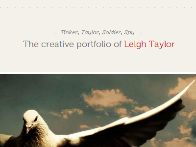 Portfolio design minimal portfolio typography website