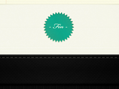 fin design end fin texture ui web website