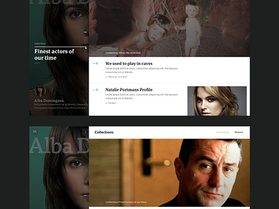 Medium Profile Concept by Leigh Taylor for Medium on Dribbble