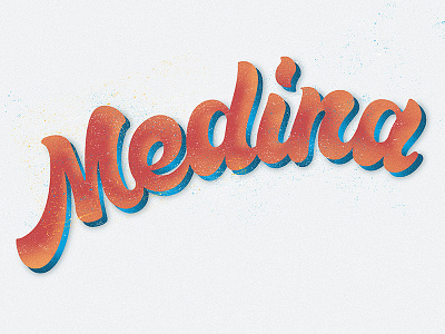 Medina Lettering barcelona calligraphy design graphicdesign illustration lettering medina medinaoscar type typeface typography vector