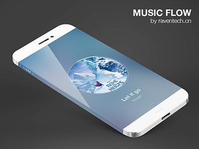 Polishing the UI. app circle ios7 mobile music ui