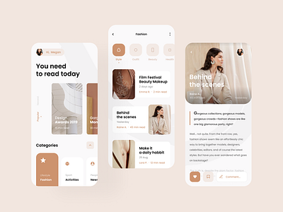 Cosmopolitan App UI Design for Brazil Client app app design design graphic design illustration typography ui ux