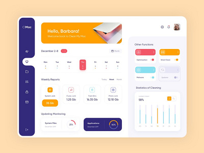 Dashboard UI Design app design design graphic design ui ux web webdesign website