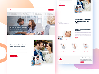 Doctor Consultancy Landing Page UI Design app app design business card design graphic design illustration ui ux web webdesign