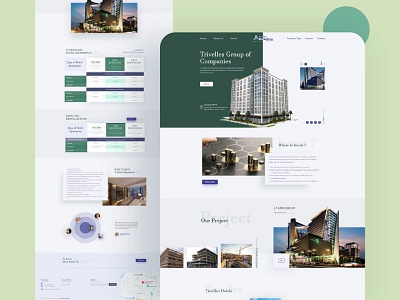 Trivelles Marketing Website UI Design