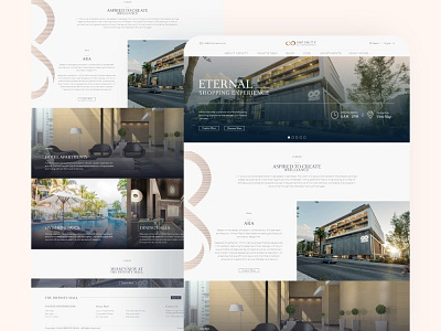 Infiniti Mall Website UI Design