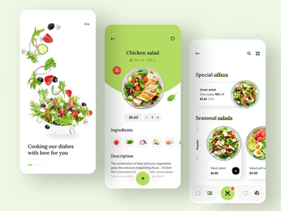 Food Delivery App UI Design For UK Client by Ansar Khan on Dribbble