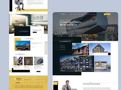 Panther Developers Website UI Design