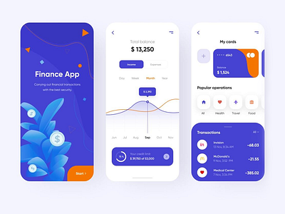 Finance App UI Design For Germany Client