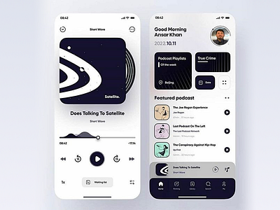 Podcast App UI Design For US Client