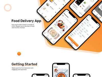 Food Delivery app For UK Client app design app ui app ui kit app ux illustrator photoshop xd design