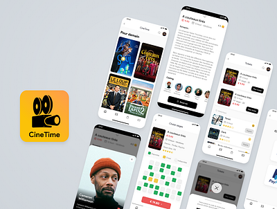 CinéTime design figma ui ux