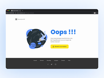 404 error page dailycacatoes figma graphic design ui ux