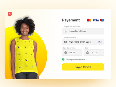 Payment modal dailycacatoes figma graphic design ui ux