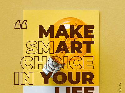 Life is choice design inkscape quotes