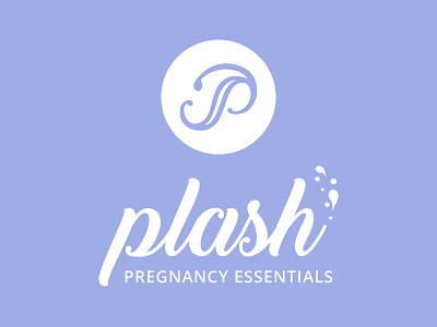 Plash Skincare logo package plash pregnancy product design skincare vector