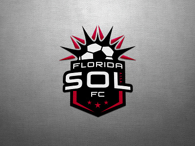 Florida Sol FC florida logo patch redesign soccer sol sports