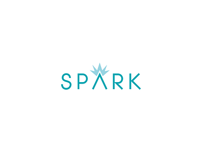 Spark Branding Concept brand branding concept conference dubai flat logo logo design minimal spark teal