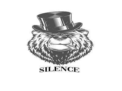 Silence logo design