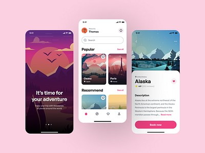 Travel App Design