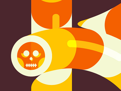 Halloween is coming candy creepy halloween orange papabubble skull sweet