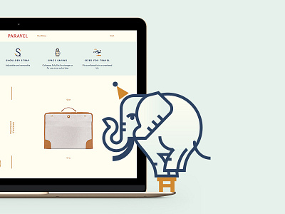 Paravel icons adventure bags elephant fashion icon icons iconset luggage luxury paravel travel