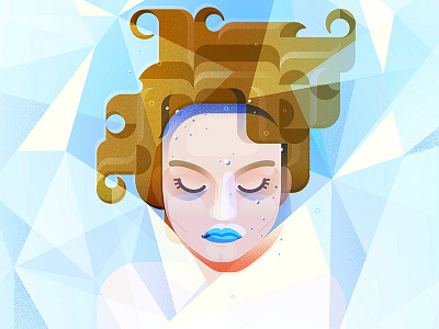Laura Palmer davidlynch flat design laura palmer plastic portrait theowlsarenotwhattheyseem twin peaks twinpeaks2017 vector vector illustration wrapping