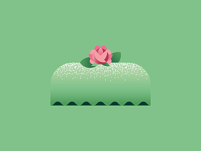 🍰 baking cake geometric green klassisk prinsesstårta marzipan princess cake rose sweden swedish bakery sweet tooth sweets