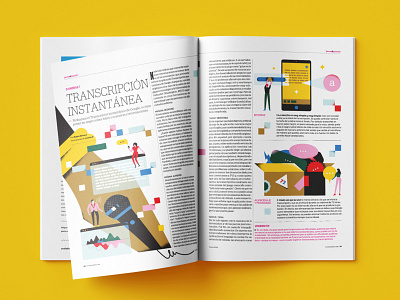 📰 character character design editorial illustration el pais geometric geometry google google live transcribe illustration magazine minimal newspaper pixel vector