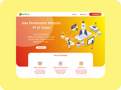Tuban Web Desain Landing Page Redesign
